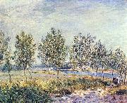 Wiese in By Alfred Sisley